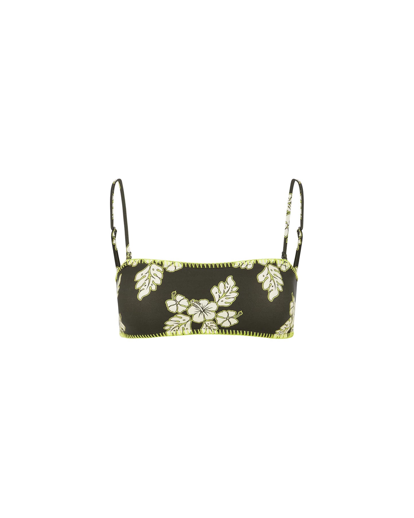 Its now cool BIKINI TOP THE BANDEAU TOP - HIBISCUS in Hibiscus
