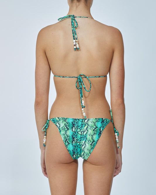 90'S TIE UP PANT - PYTHON