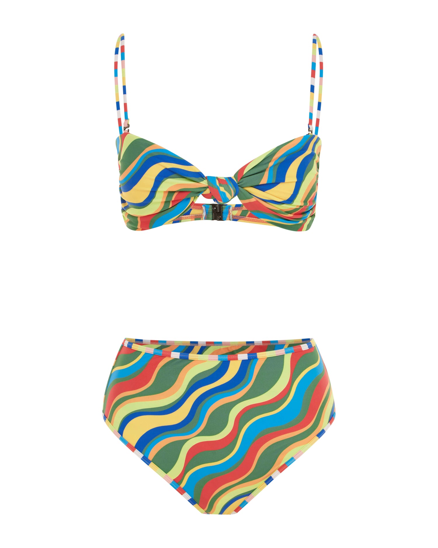 It's Now Cool Swimwear - Knot Eco Bandeau - Carnival
