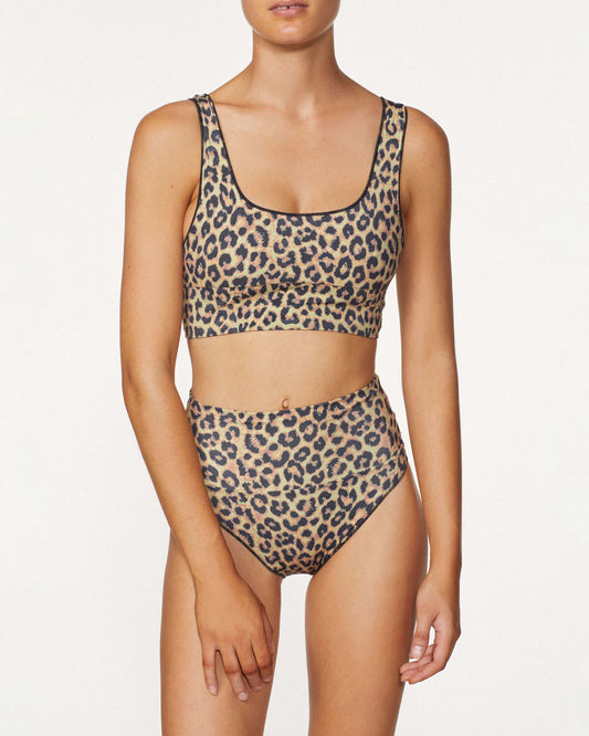 It's Now Cool Swimwear - Contour Crop Top - Bengal