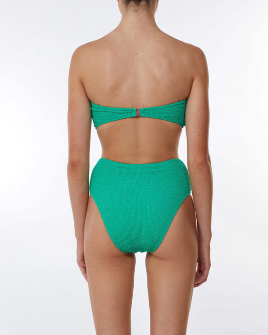 It's Now Cool Swimwear - Waisted Pant - Emerald Crimp