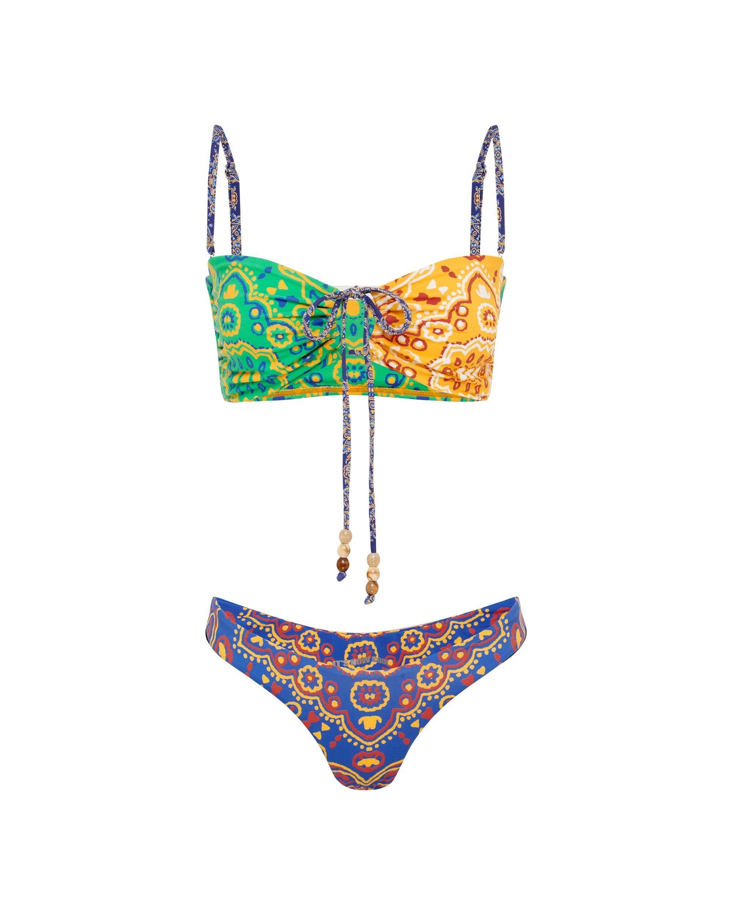 It's Now Cool Swimwear - The Tie Bandeau Top - Kiama