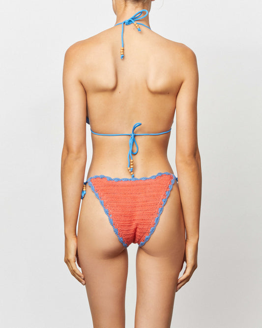 It's Now Cool Swimwear - Crochet Tie Pant - Cherry