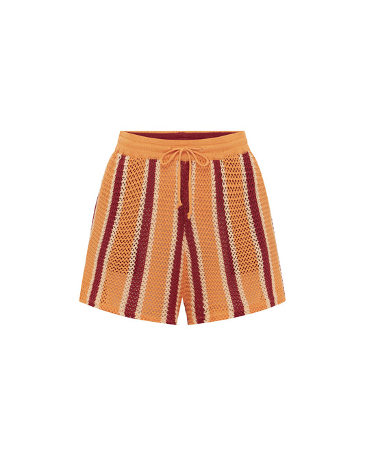 THE CROCHET SHORT - RODEO STRIPE