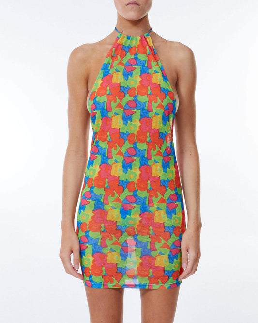 It's Now Cool Beachwear - The Halter Mini Dress - Lychee