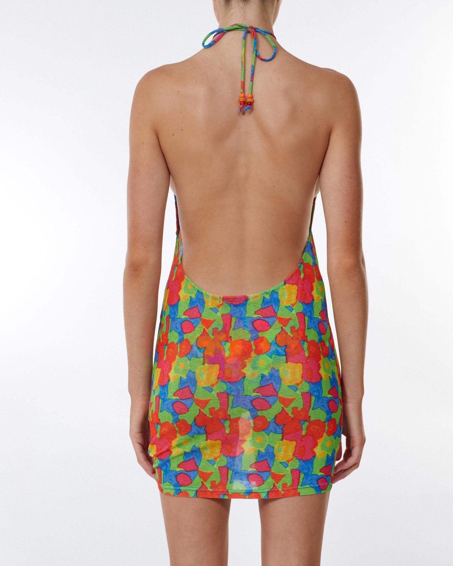 It's Now Cool Beachwear - The Halter Mini Dress - Lychee