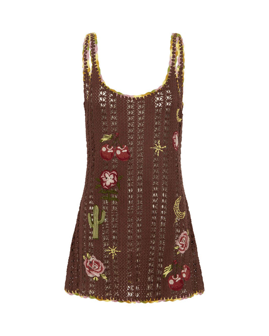 THE CROCHET LACE DRESS - SAGUARO