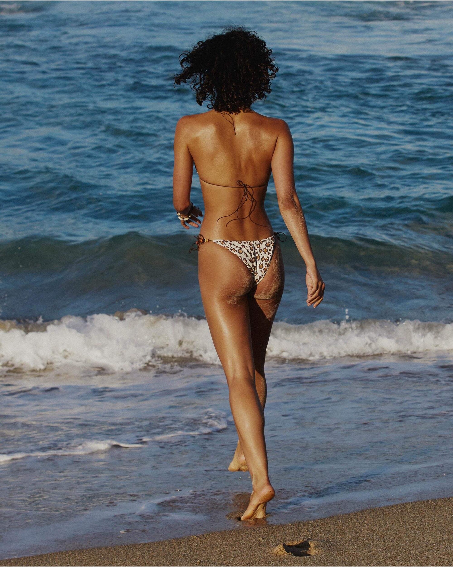 It's Now Cool Swimwear - The 90s Side Pant - Cheetah