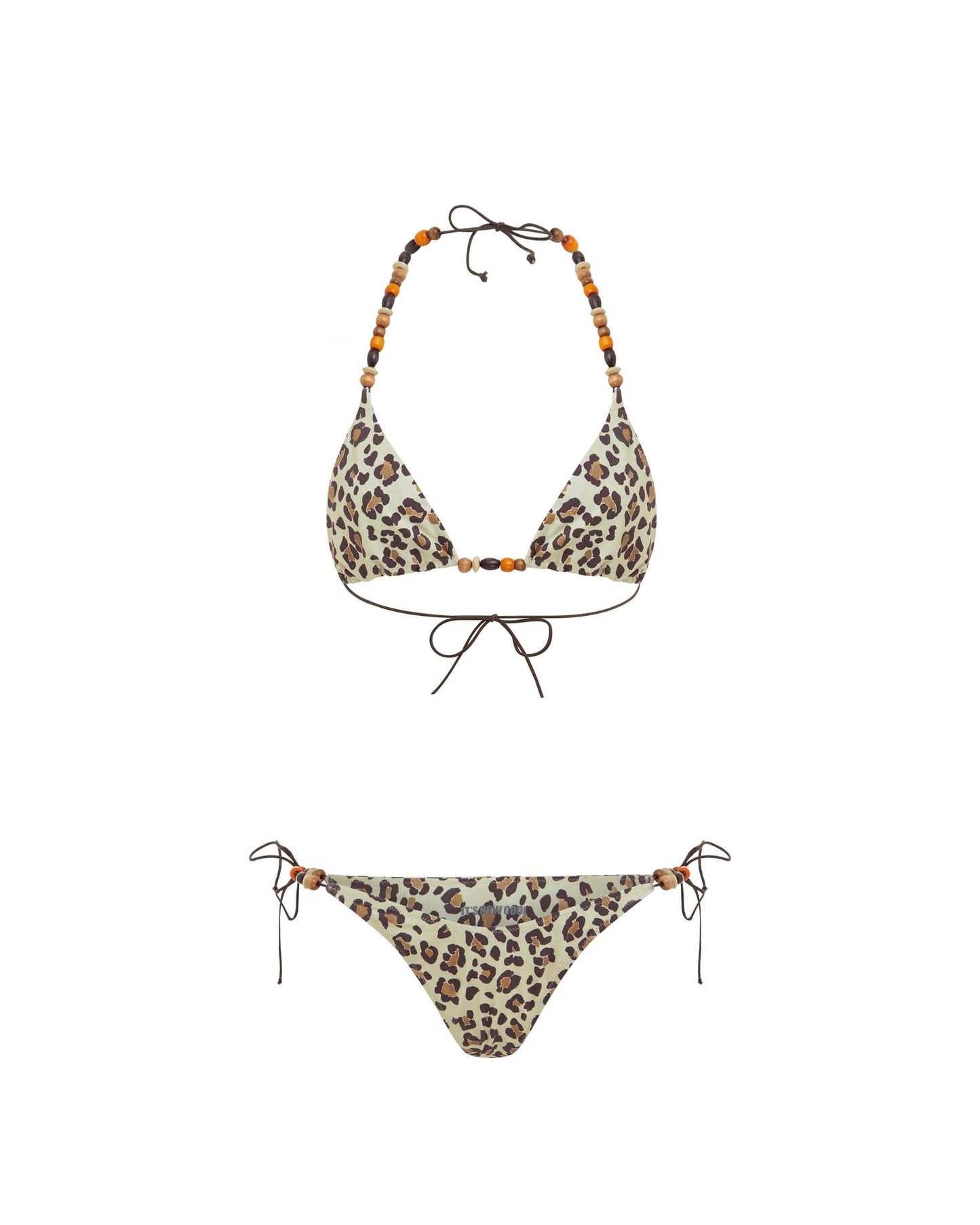 It's Now Cool Swimwear - The 90s Side Pant - Cheetah