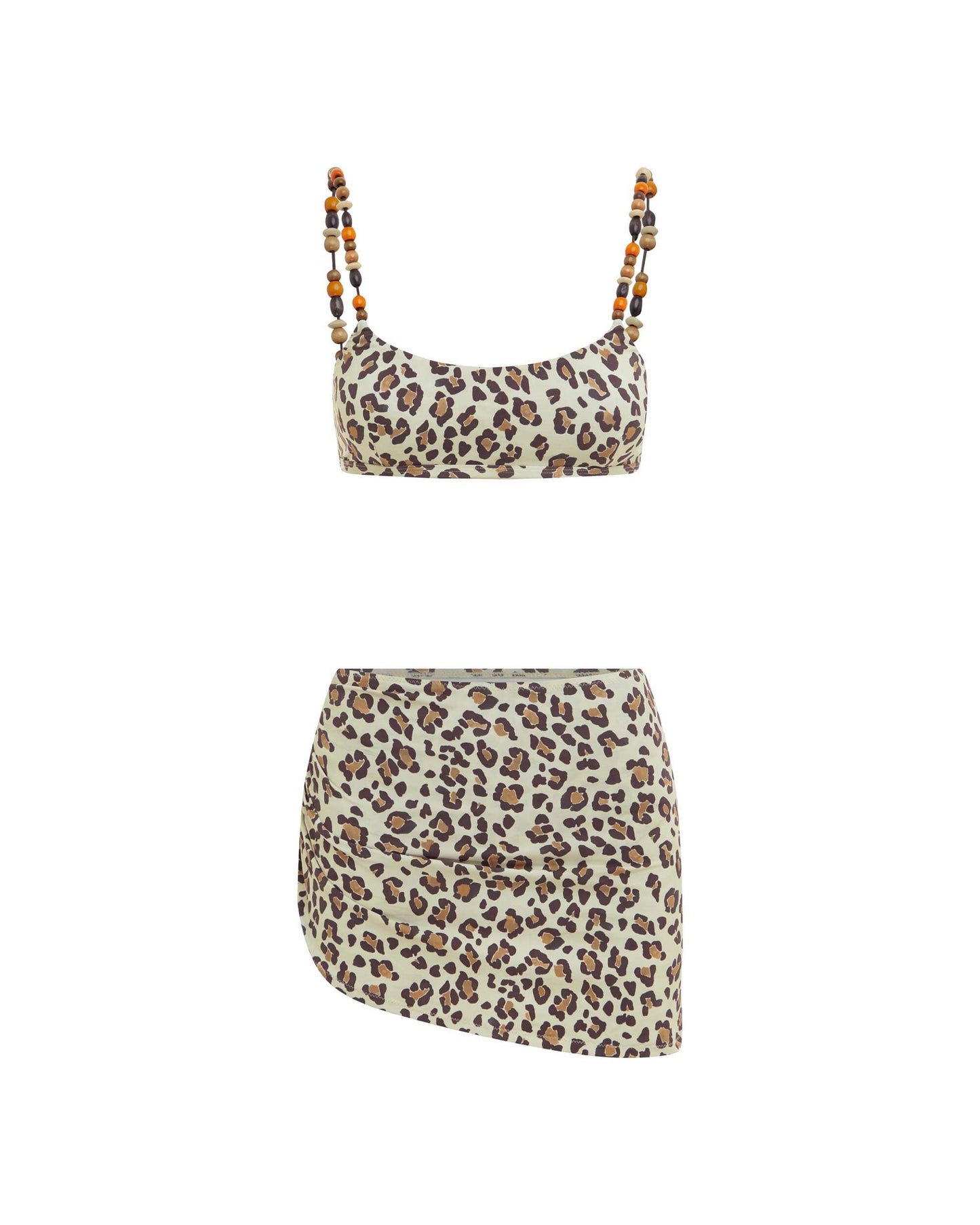 It's Now Cool Swimwear - Crop Top - Cheetah