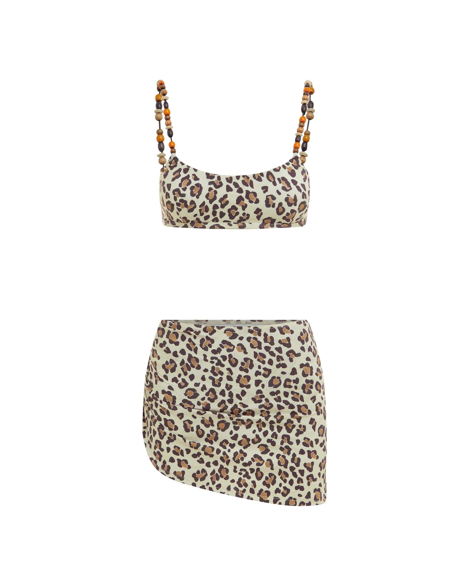 It's Now Cool Swimwear - Crop Top - Cheetah