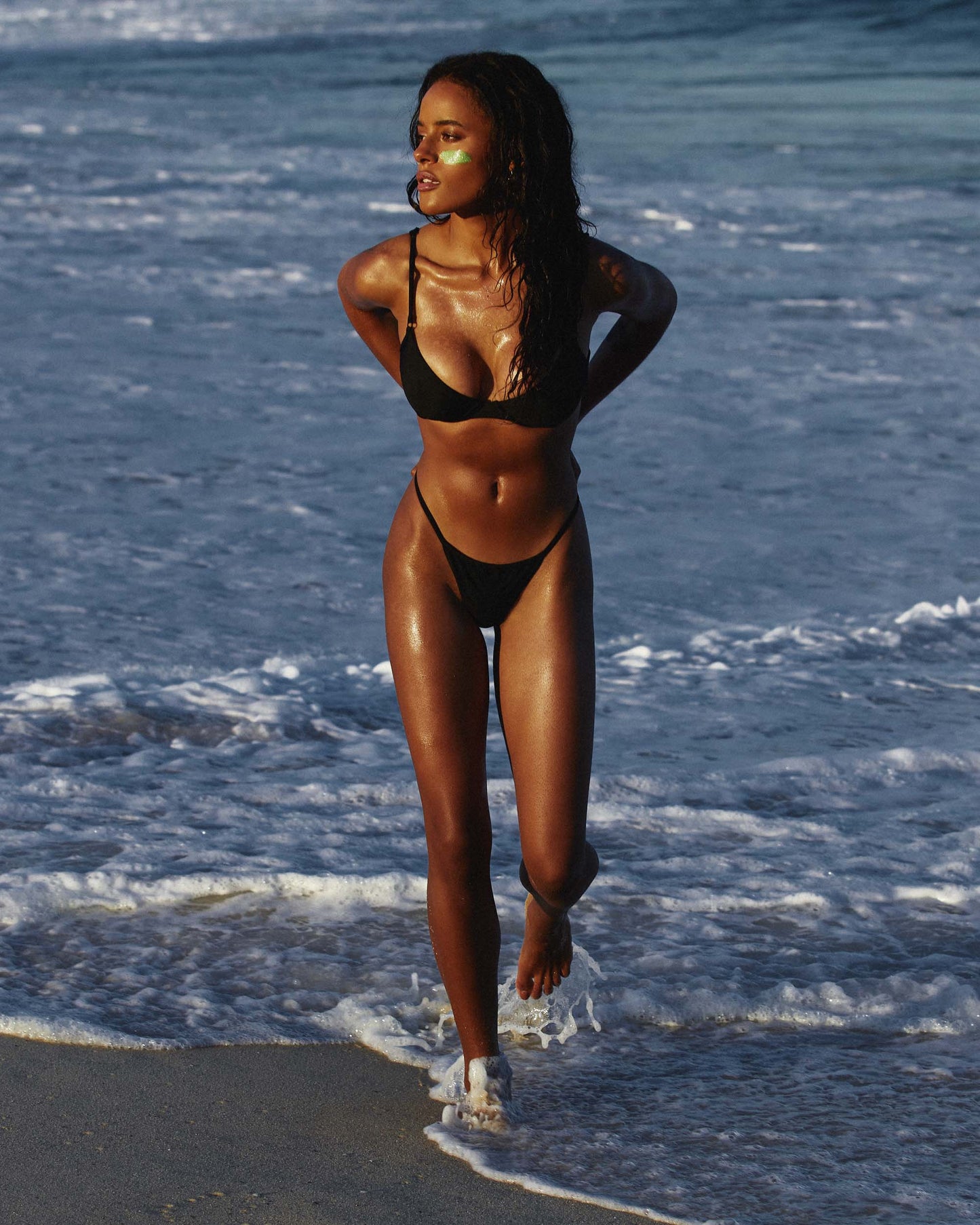 It's Now Cool Swimwear - String Pant - Black