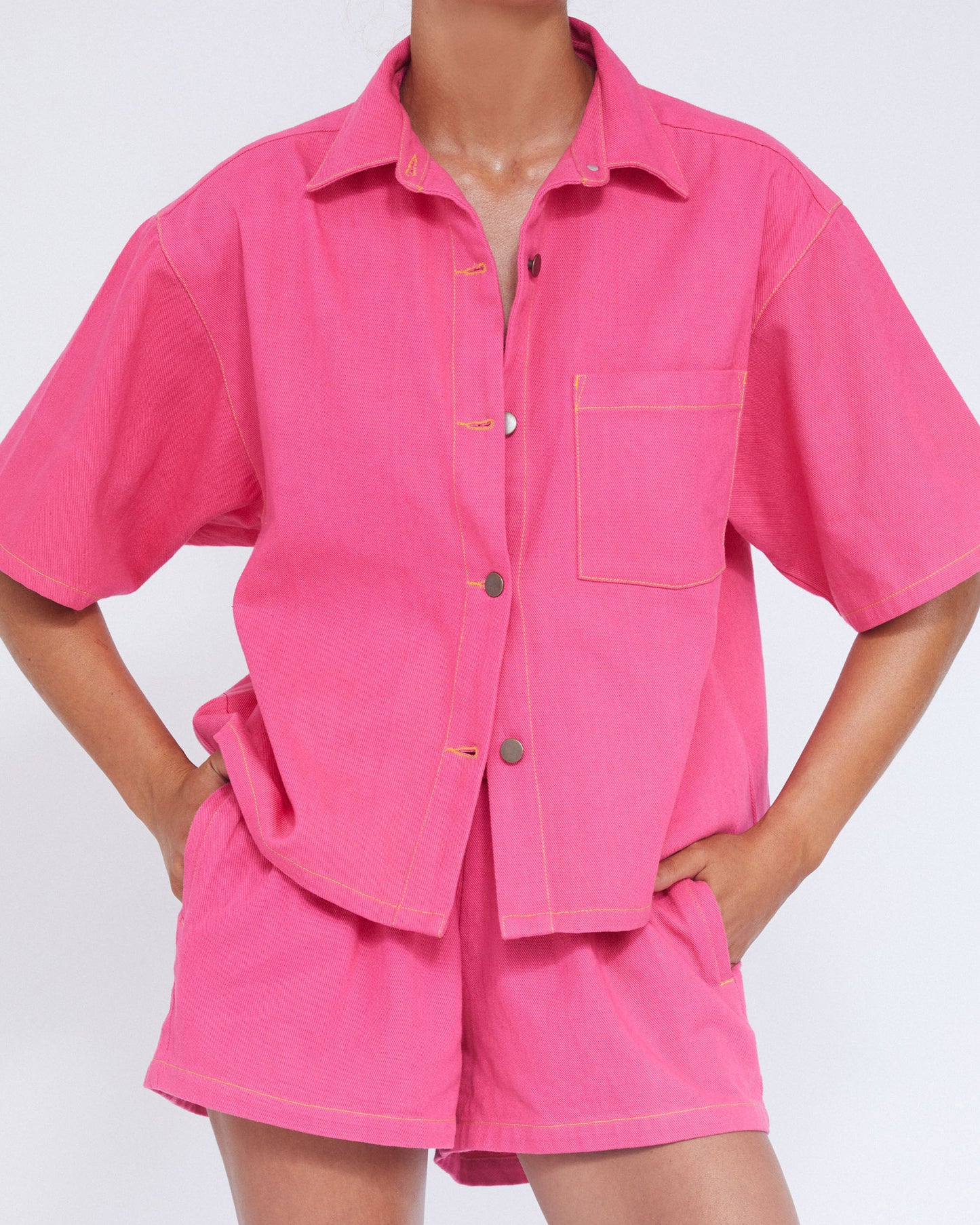 It's Now Cool Beachwear - Box Short - Roze