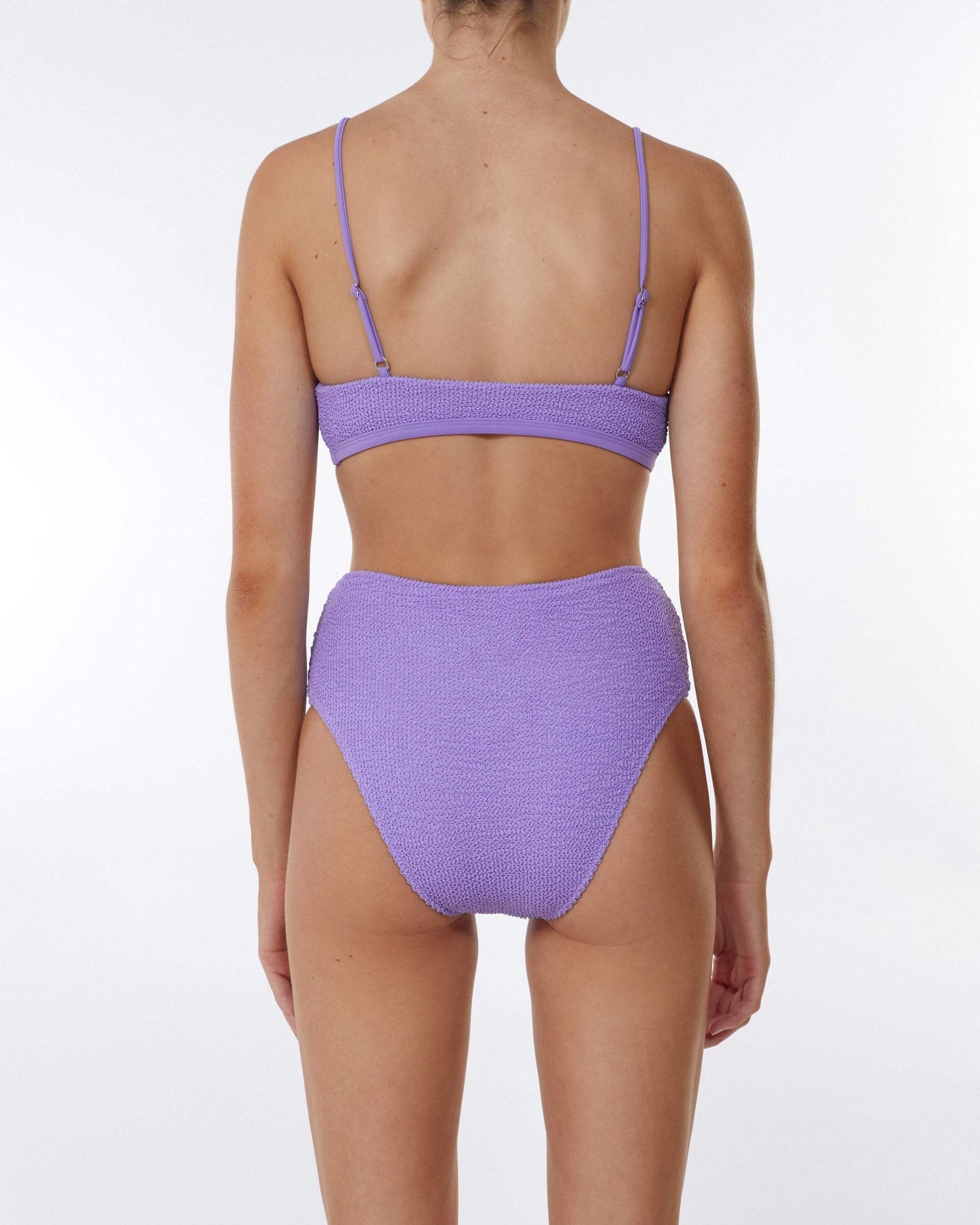 It's Now Cool Swimwear - Crop Top - Bloom Crimp