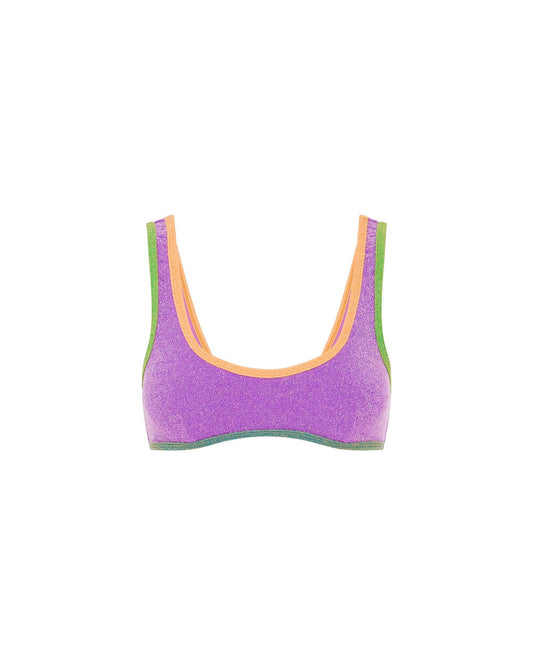 Its now cool BIKINI TOP 90'S DUO CROP - ABYSS in Abyss