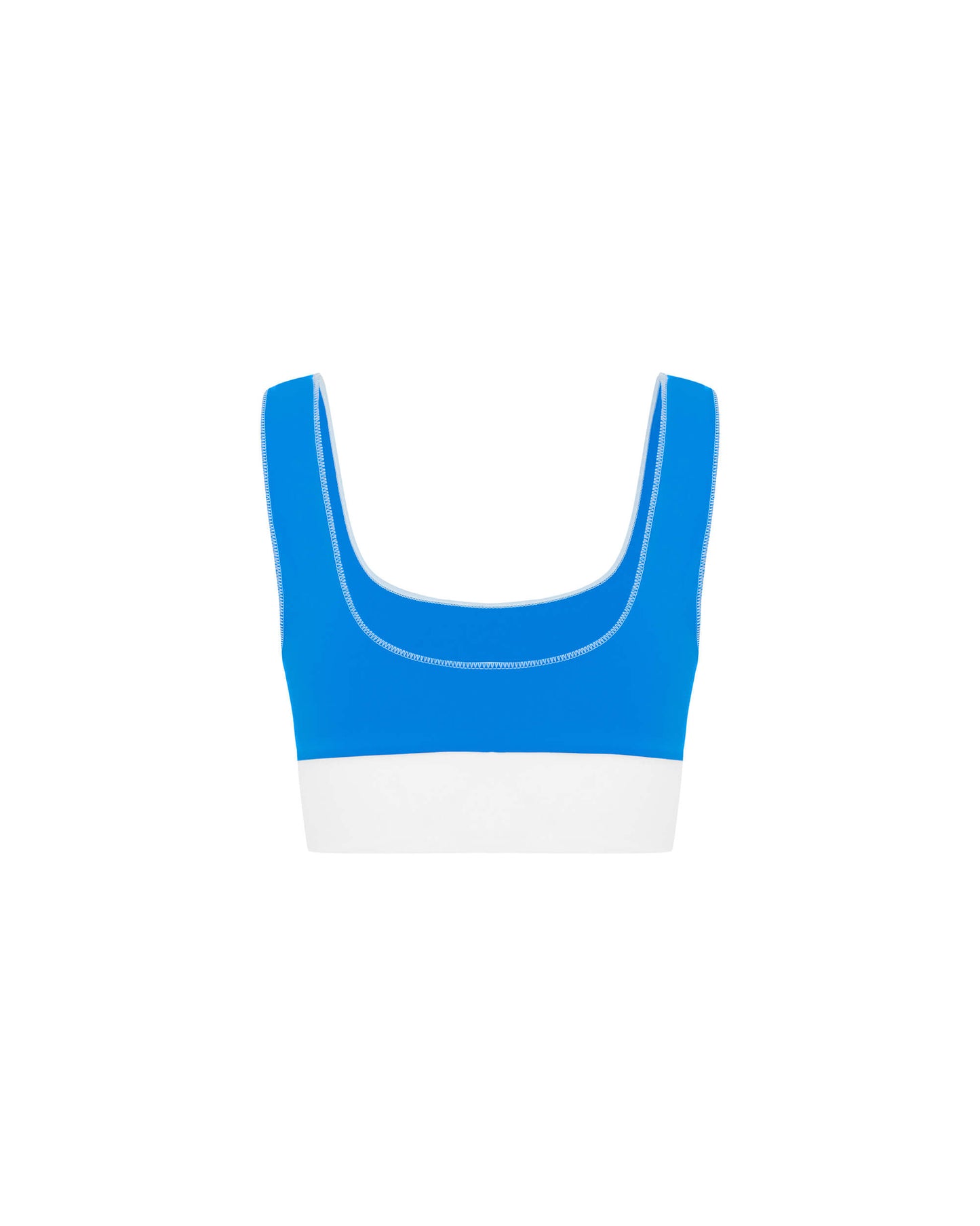 Its now cool BIKINI TOP CONTOUR CROP TOP - BAY in Bay