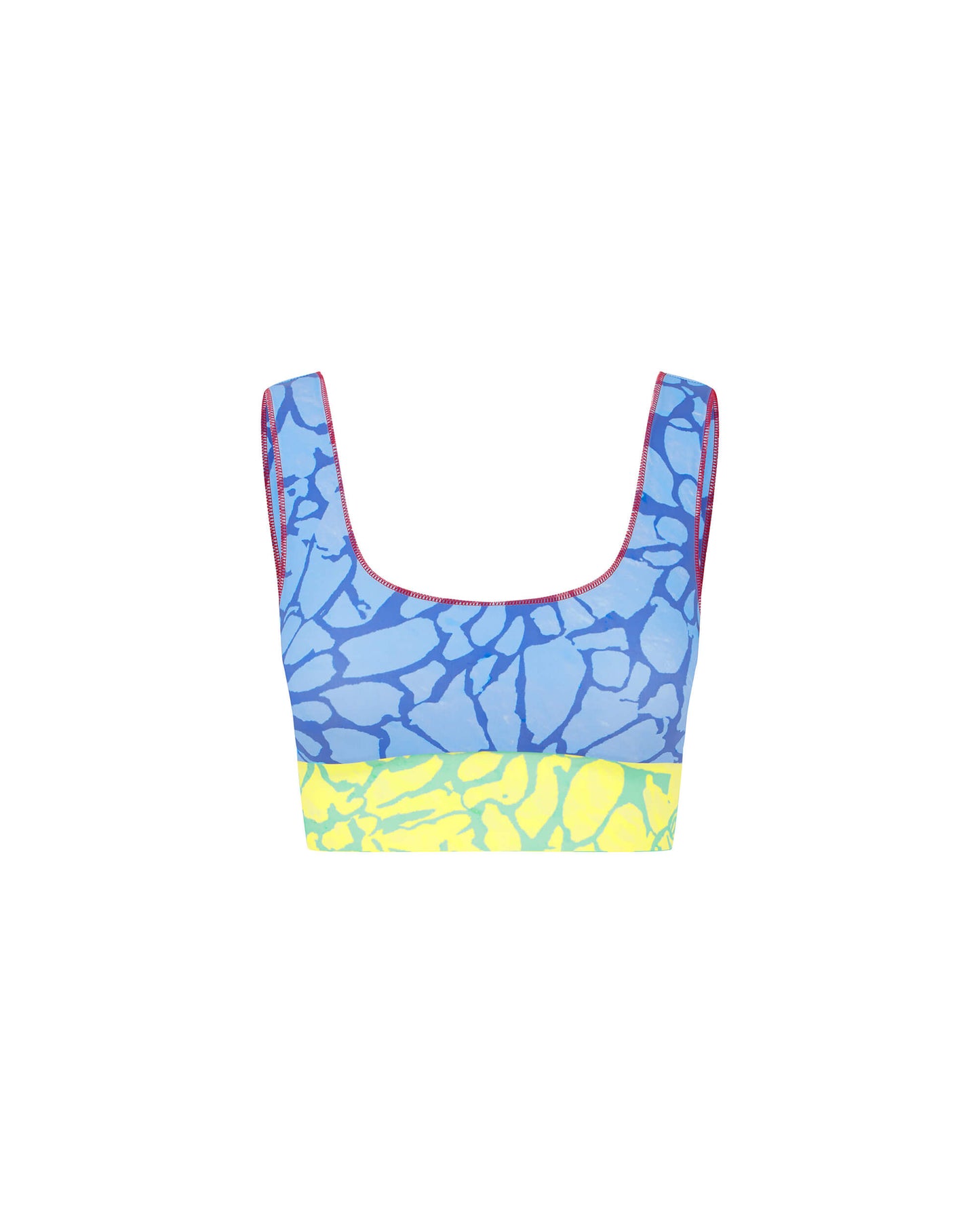 Its now cool BIKINI TOP CONTOUR CROP TOP - BREAKERS in Breakers