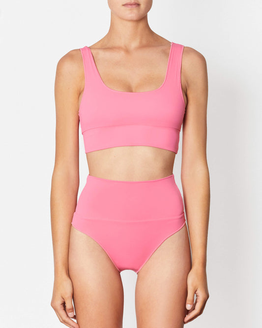 It's Now Cool Swimwear - Contour Crop Top - Cadillac