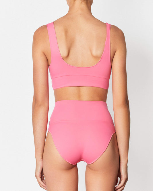 It's Now Cool Swimwear - Contour Crop Top - Cadillac