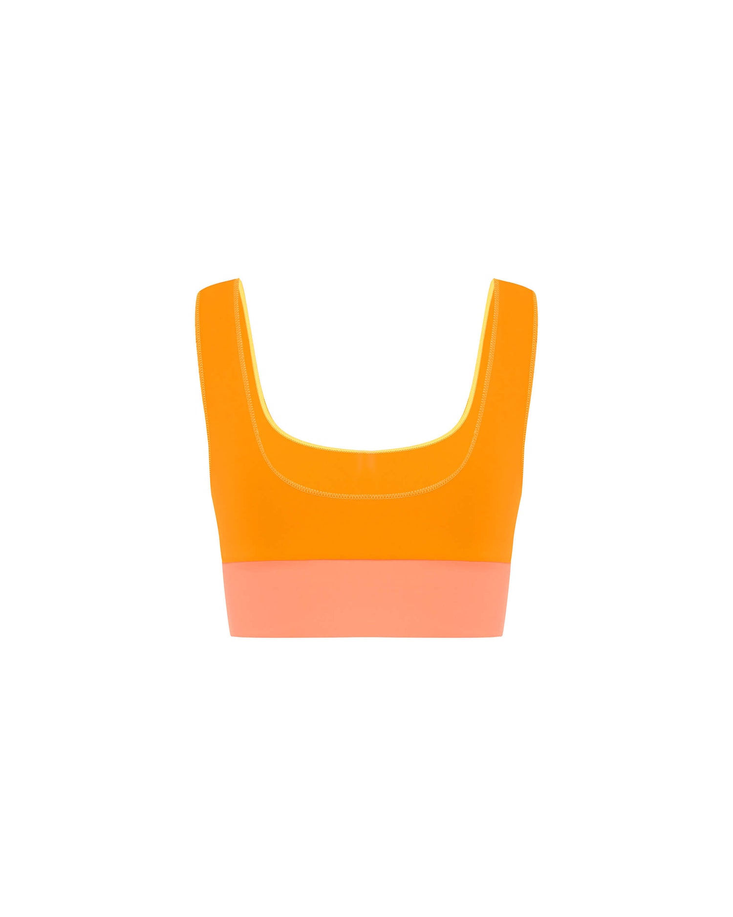 Its now cool BIKINI TOP CONTOUR CROP TOP - PEACHES in Peaches