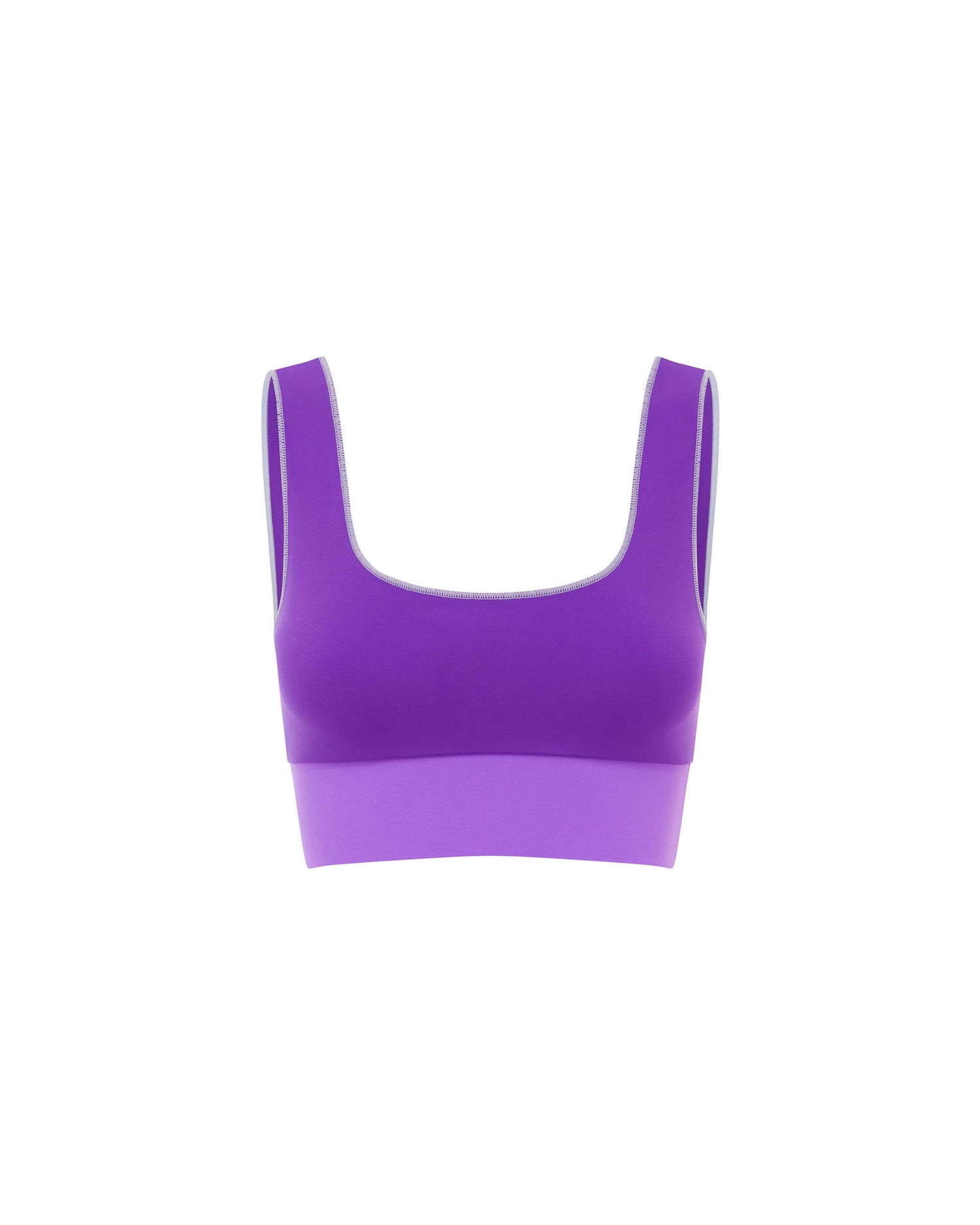 Its now cool BIKINI TOP THE CONTOUR CROP - PERIWINKE