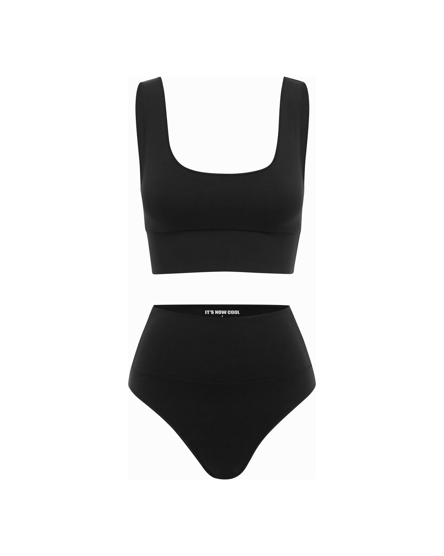 It's Now Cool Swimwear - CONTOUR HIGH WAIST PANT - BLACK