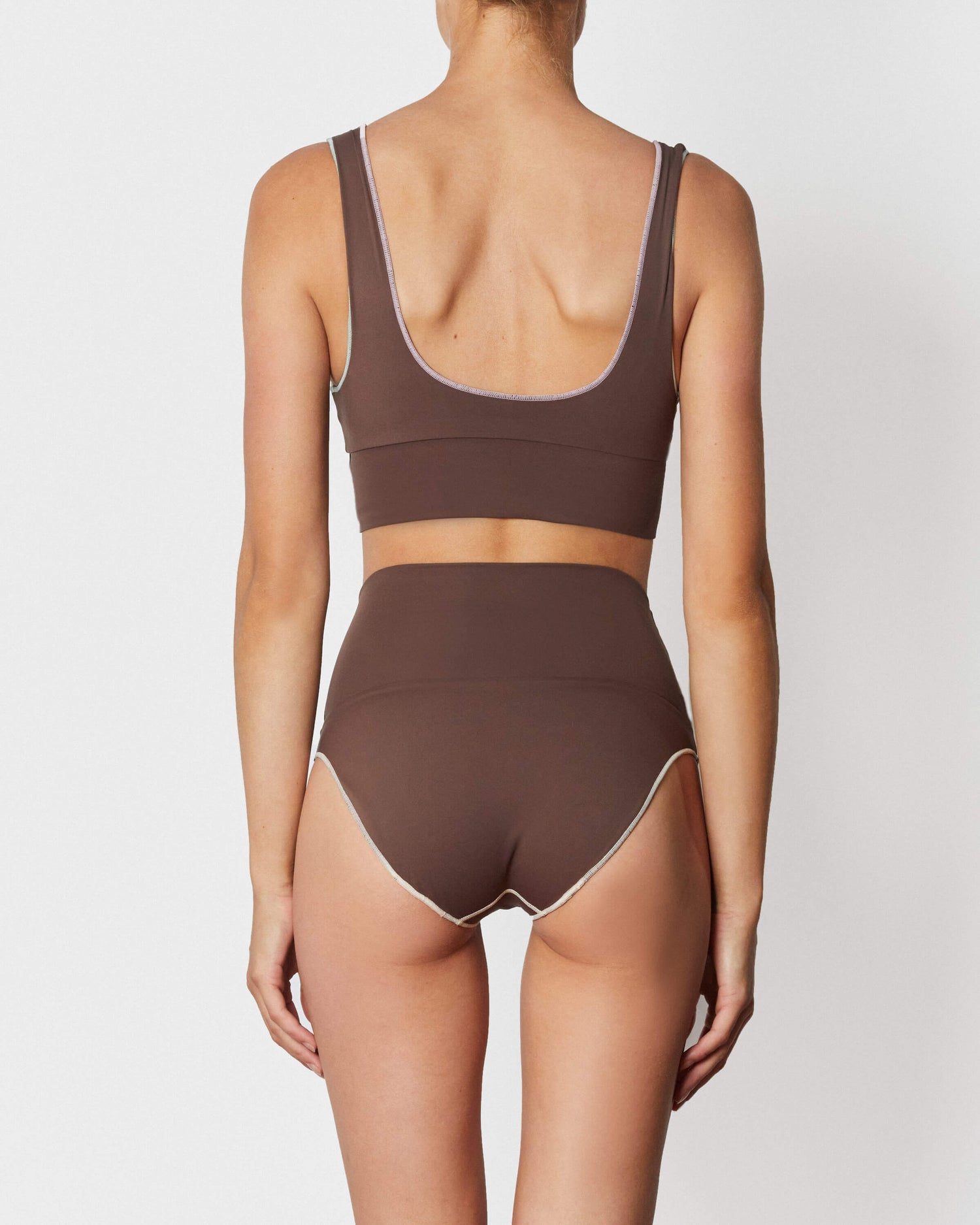 It's Now Cool Swimwear - Contour High Waist Pant - Fudgesicle