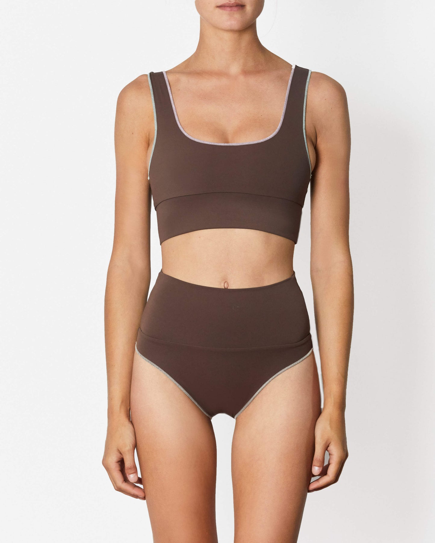 It's Now Cool Swimwear - Contour High Waist Pant - Fudgesicle