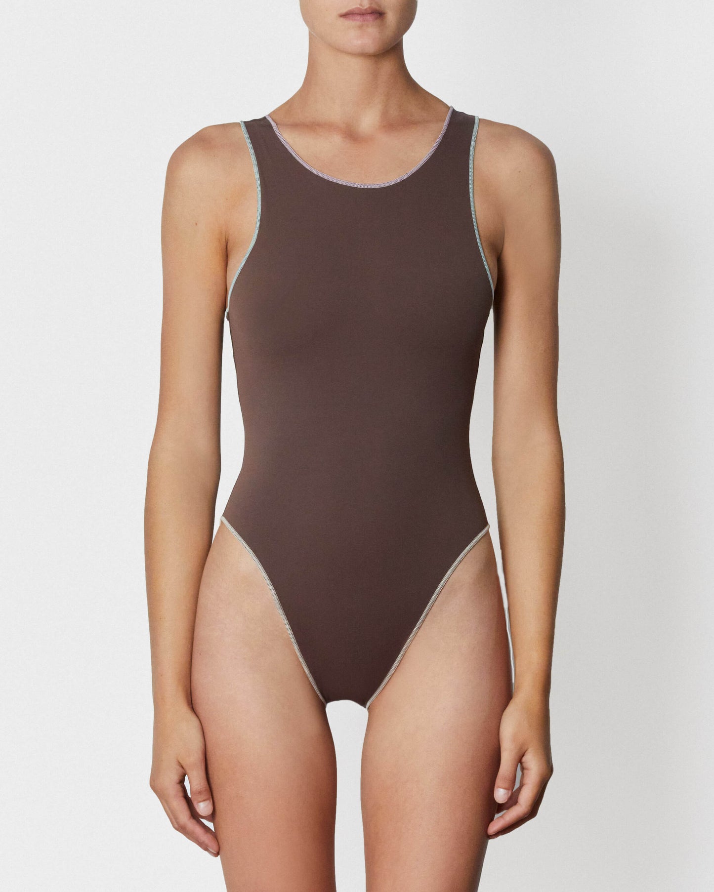 It's Now Cool Swimwear - Contour Bodysuit - Fudgesicle