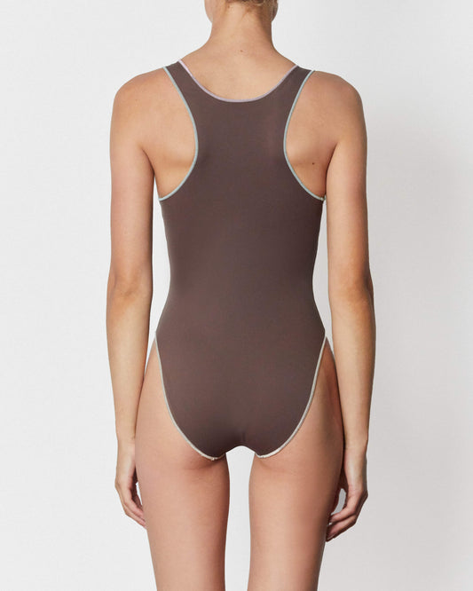 It's Now Cool Swimwear - Contour Bodysuit - Fudgesicle