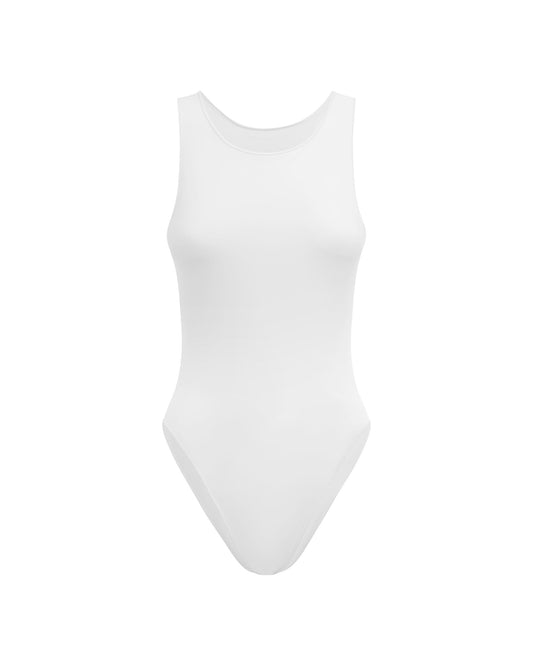 It's Now Cool Swimwear - CONTOUR BODYSUIT - WHITE