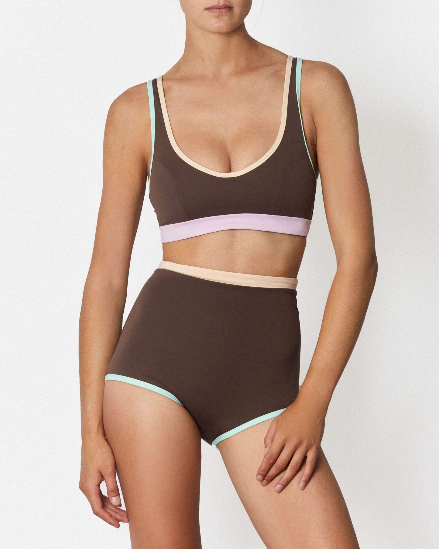 It's Now Cool Swimwear - Contour Duo Top - Fudgesicle