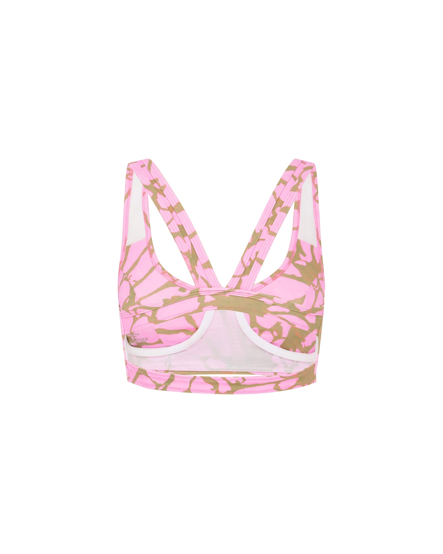 Its now cool SWIMWEAR THE CONTOUR DUO TOP - PINK BREAKERS in Pink Breakers