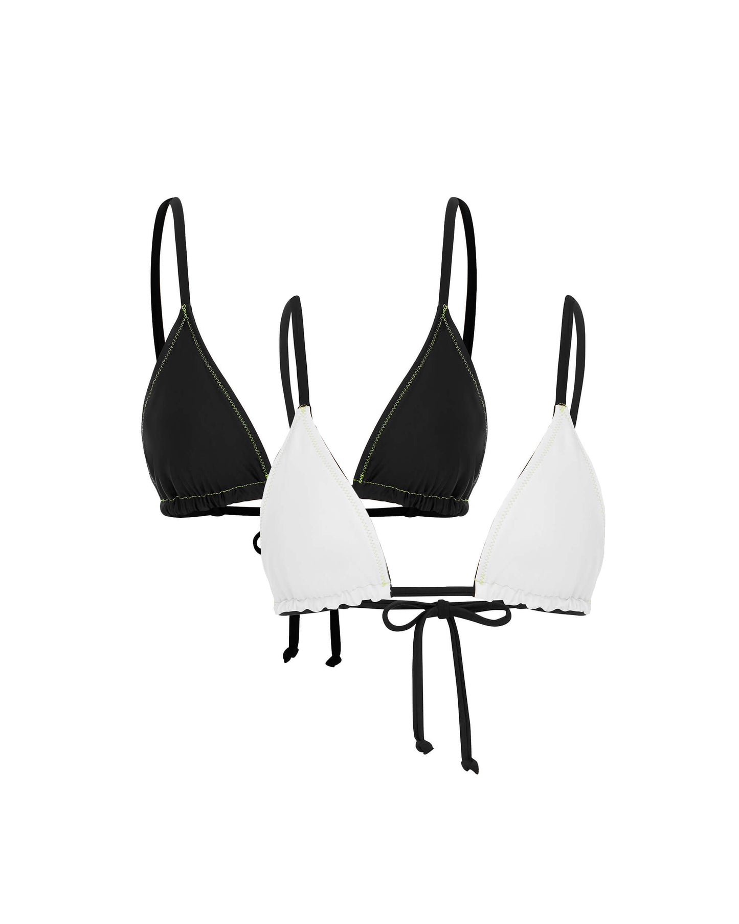 Its now cool SWIMWEAR THE REVO STRING TOP - BLACK TWIST in Black Twist