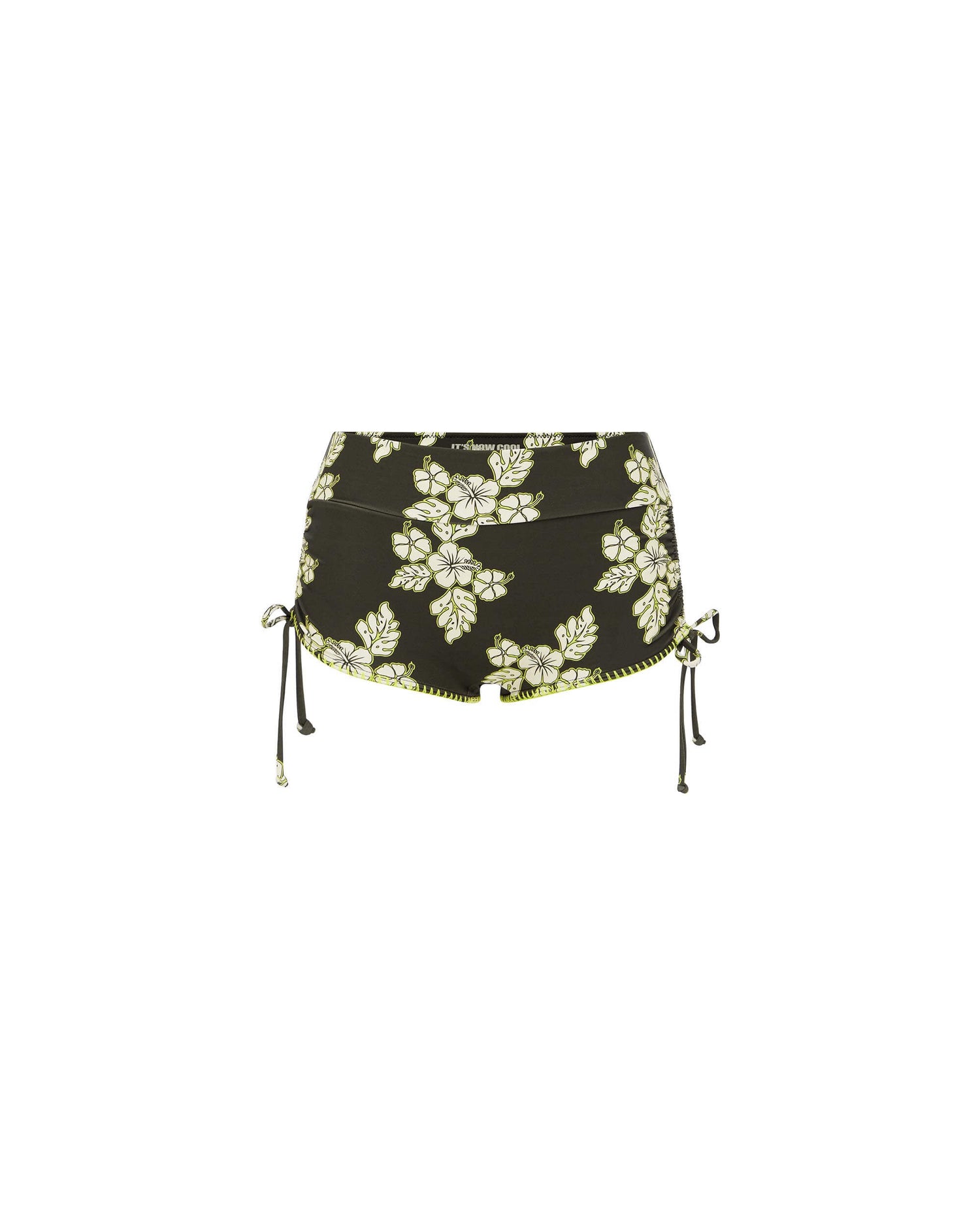 Its now cool SWIMWEAR THE TIE UP SHORTIE - HIBISCUS in Hibiscus