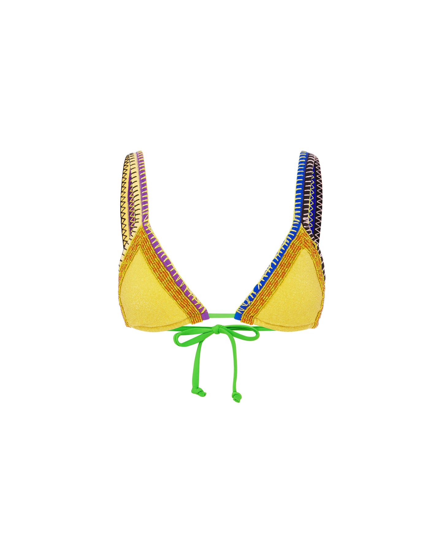 Its now cool SWIMWEAR THE DIY STRING TOP - CANARY in Canary