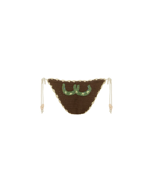 THE CROCHET TIE PANT - SAGUARO