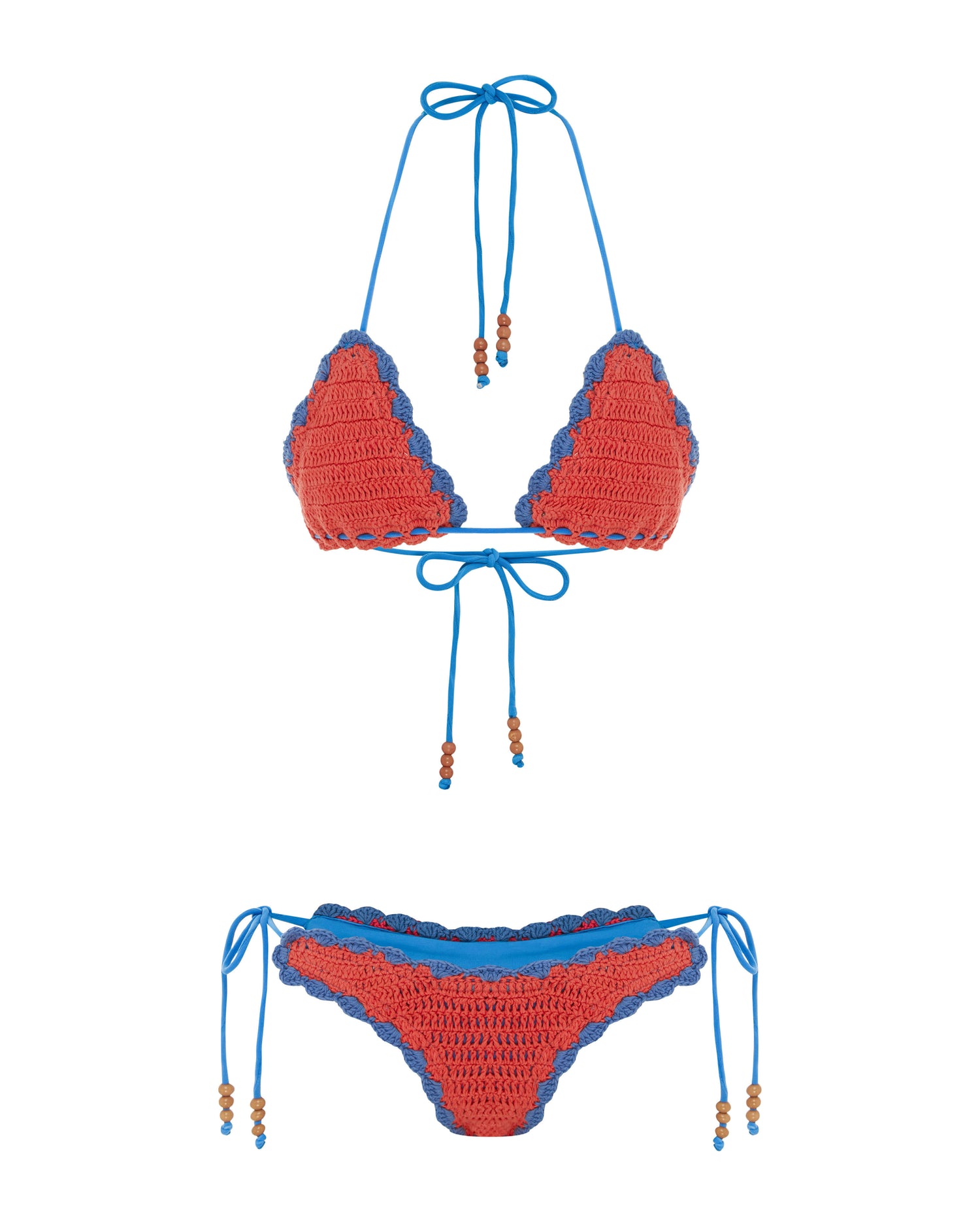 It's Now Cool Swimwear - Crochet Tie Pant - Cherry