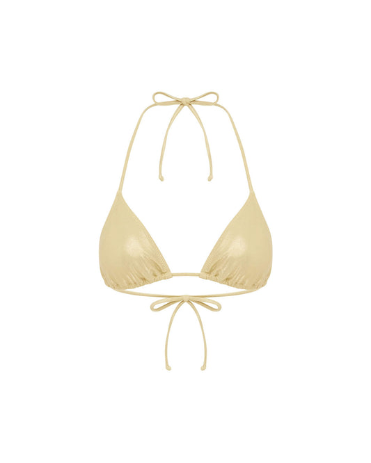 Its now cool BIKINI TOP LUXE TRI TOP - CHAMPAGNE in Champagne