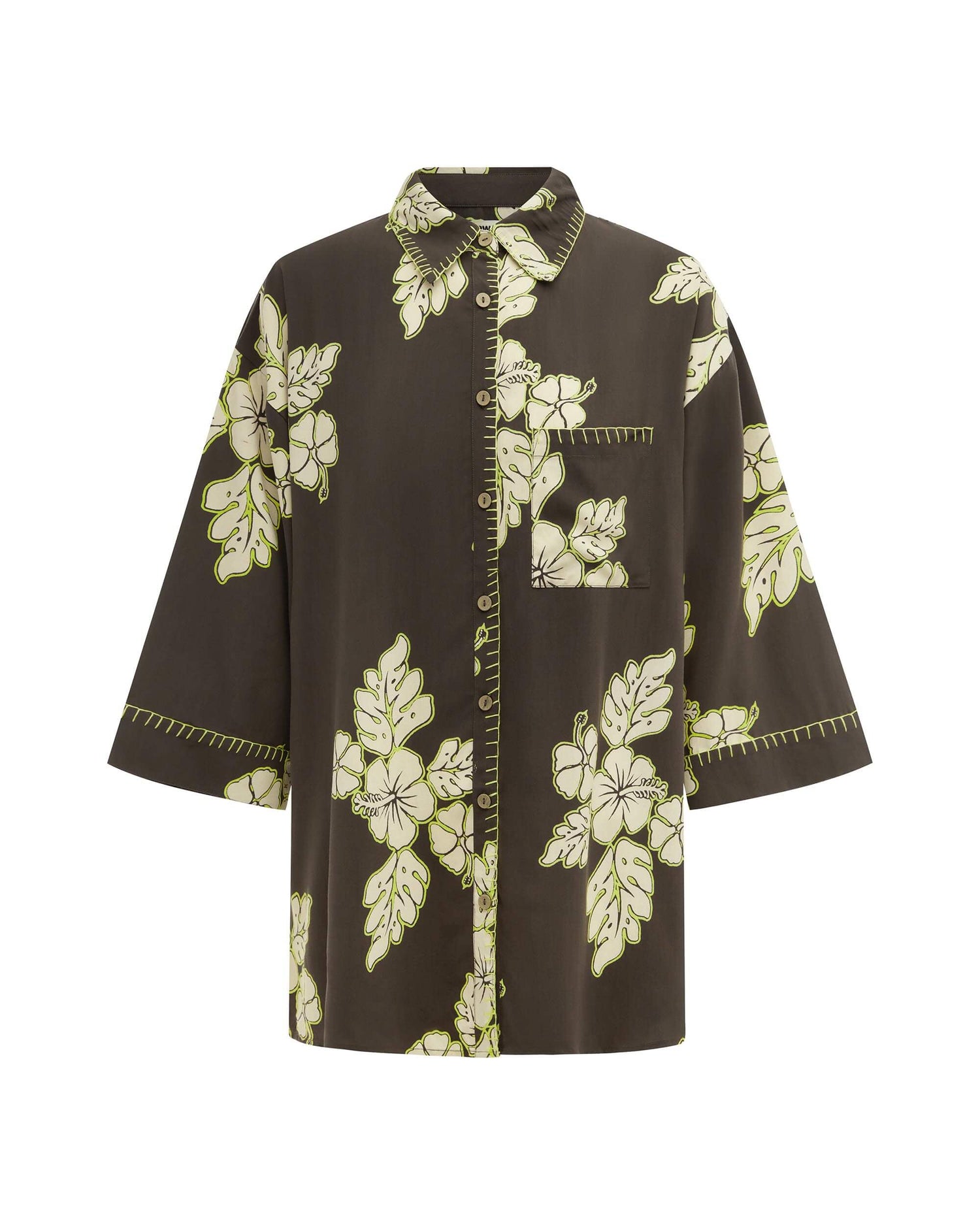 Its now cool WOVEN SHIRTS VACAY SHIRT - HIBISCUS in Hibiscus