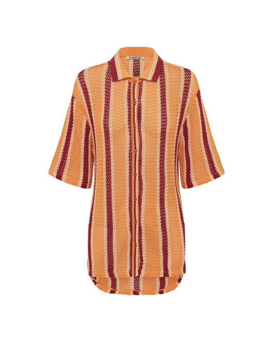 THE CROCHET SHIRT - RODEO STRIPE