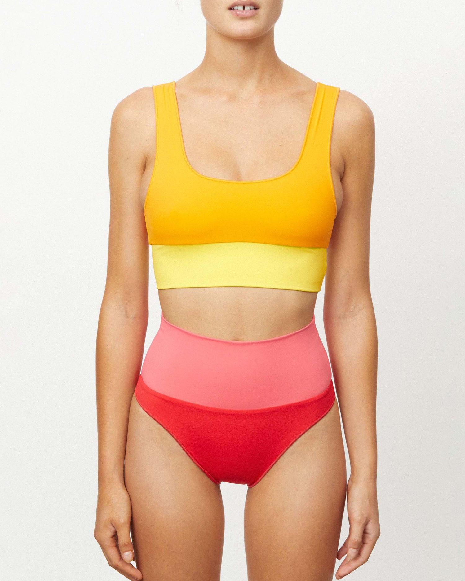 It's Now Cool Swimwear - Contour Crop Top - Phoenix