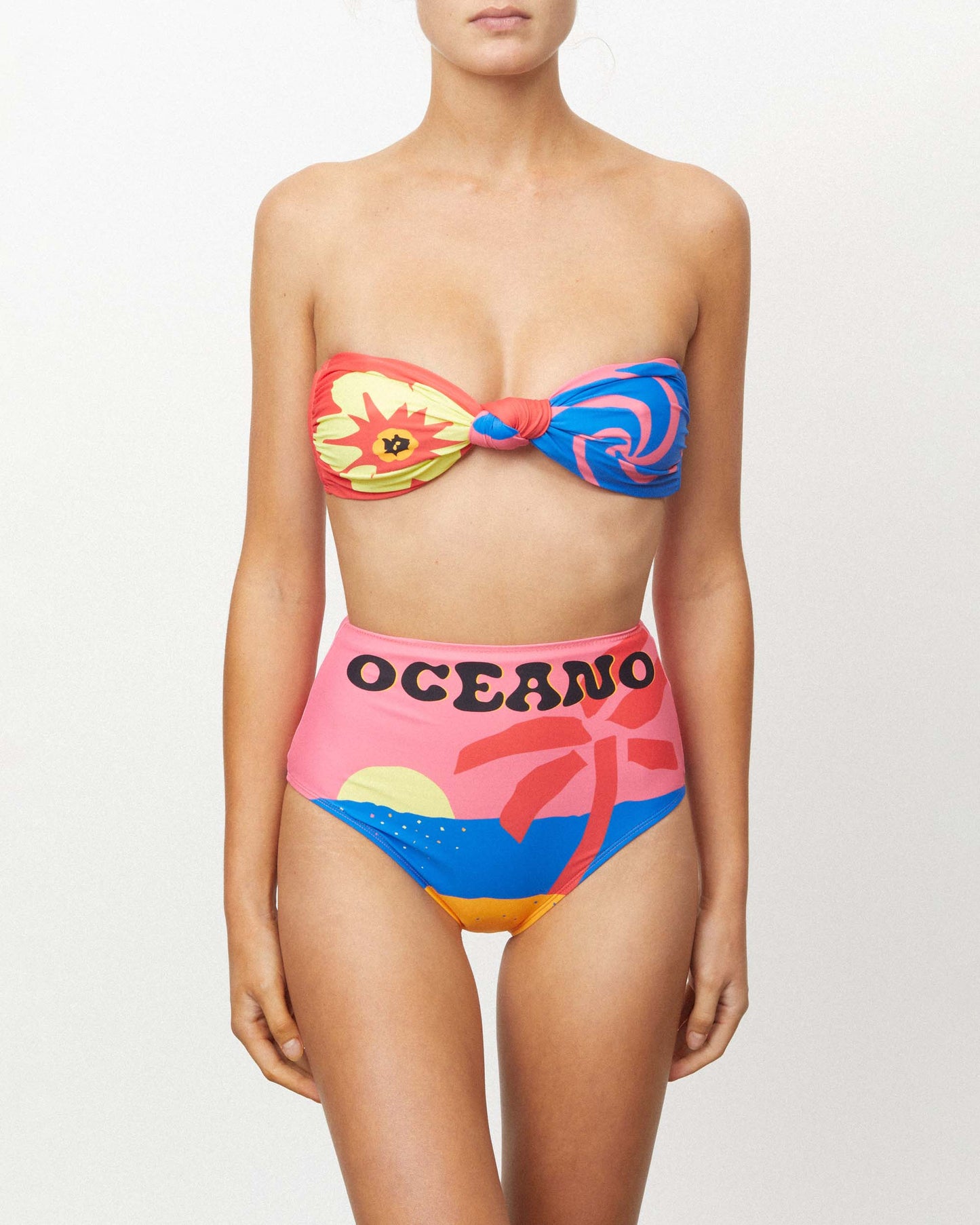 It's Now Cool Swimwear - Knot Eco Bandeau - Oceano
