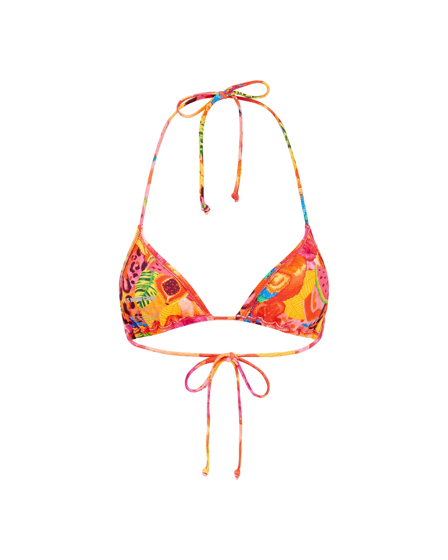 Its now cool BIKINI TOP TRIANGLE TOP - COSMO in Cosmo