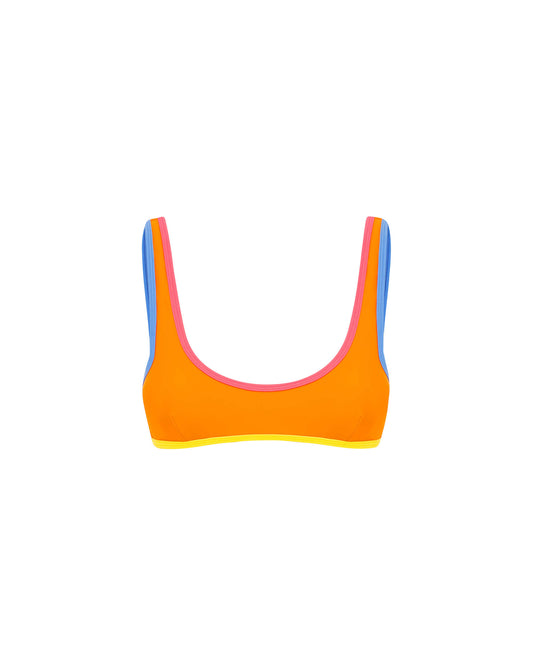 Its now cool BIKINI TOP 90'S DUO CROP - NOMAD in Nomad