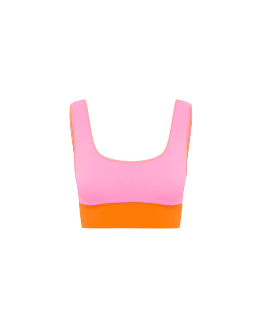 Its now cool BIKINI TOP CONTOUR CROP TOP - BRONTE in Bronte