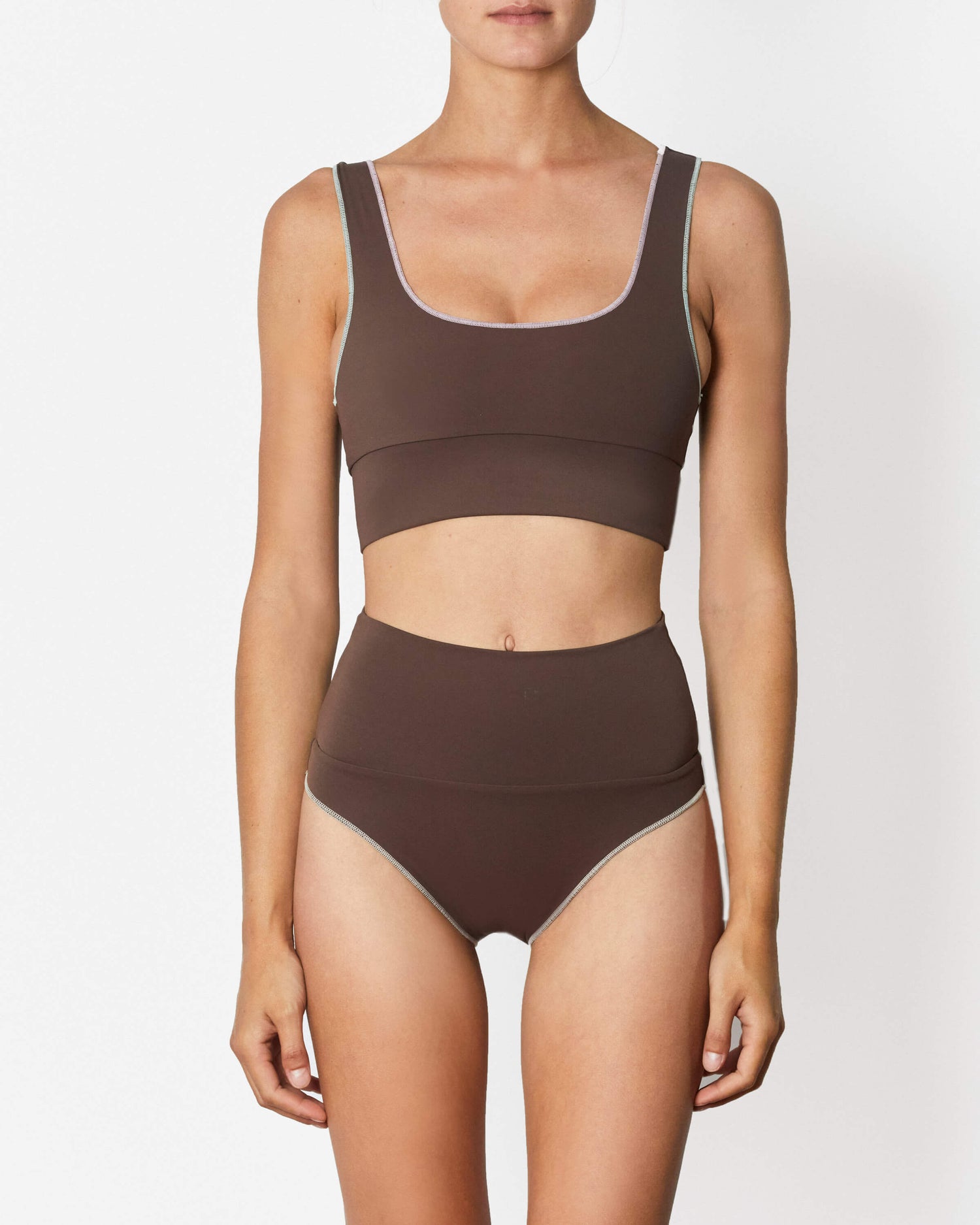 It's Now Cool Badebekleidung - Contour Crop Top - Fudgesicle