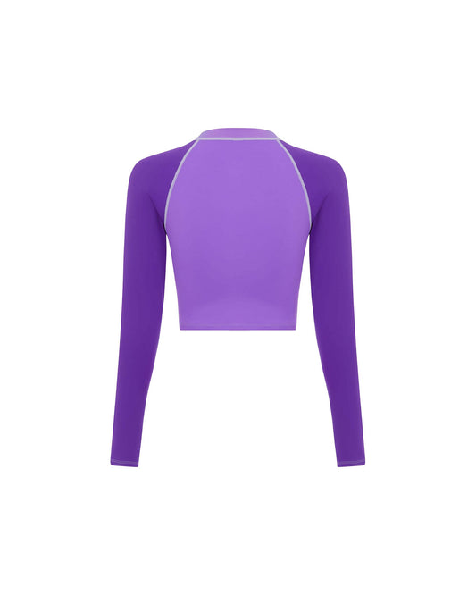 Its now cool SWIMWEAR THE CONTOUR RASHGUARD - PERIWINKE