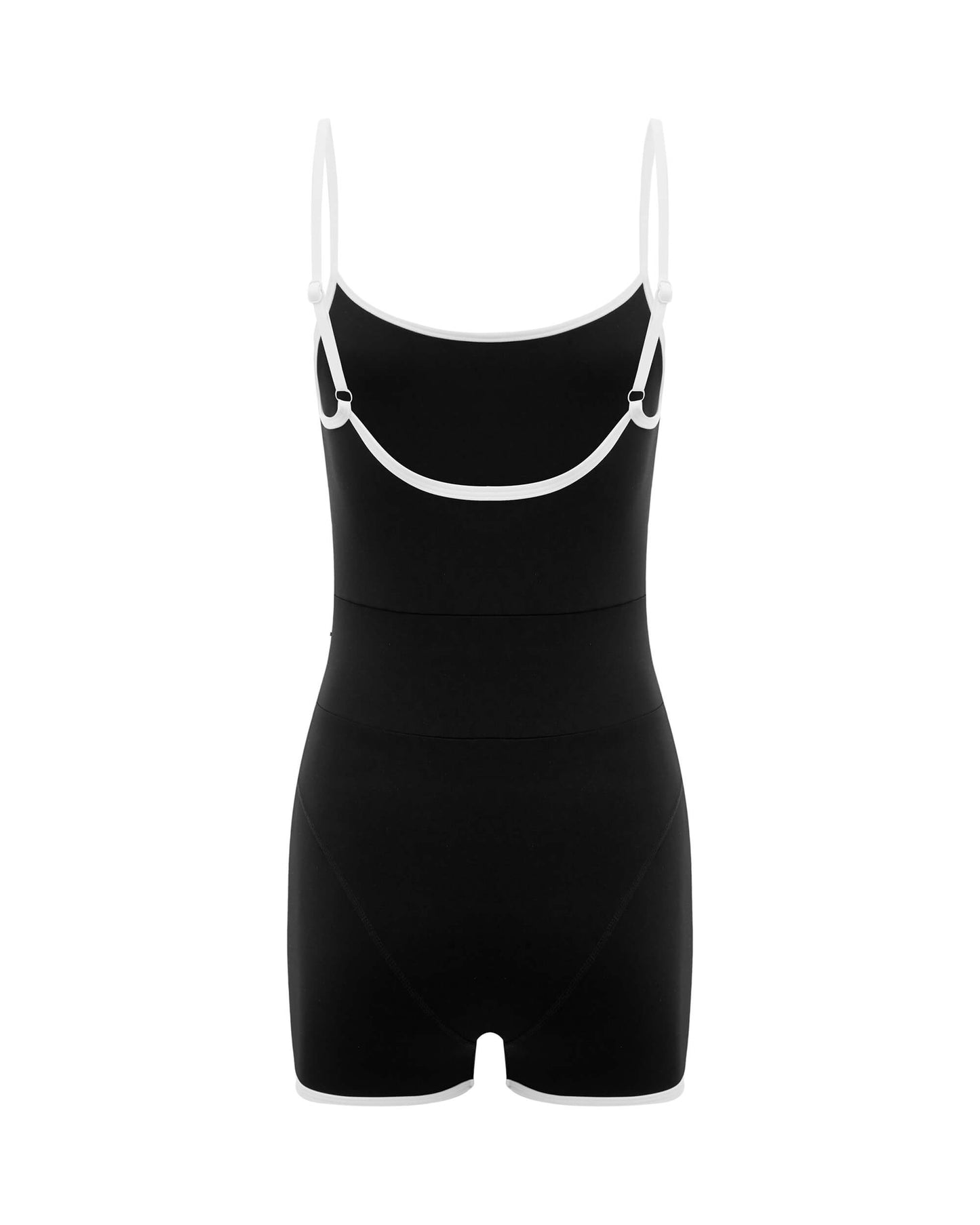 Its now cool SWIMWEAR THE CONTOUR ULTRA ONESIE - BLACK + WHITE in Schwarz + Weiß