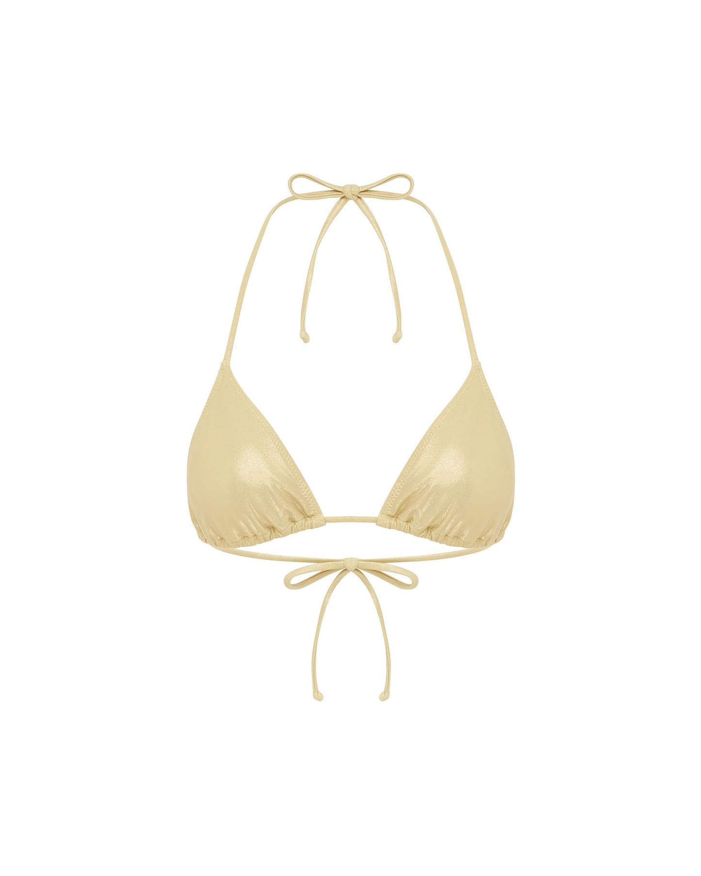 Its now cool BIKINI TOP LUXE TRI TOP - CHAMPAGNE in der Champagne